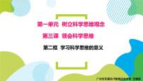 政治 (道德與法治)選擇性必修3 邏輯與思維第一單元 樹(shù)立科學(xué)思維觀念第三課 領(lǐng)會(huì)科學(xué)思維學(xué)習(xí)科學(xué)思維的意義課前預(yù)習(xí)ppt課件