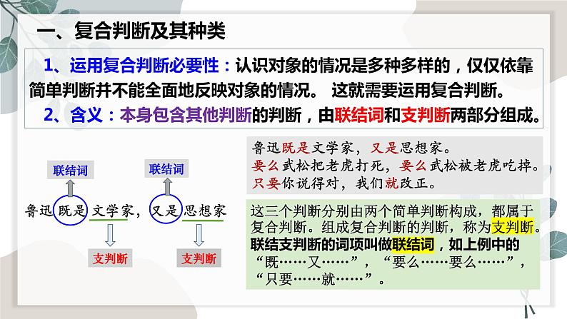 5.3 正确运用复合判断 课件1选择性必修三 逻辑与思维第6页
