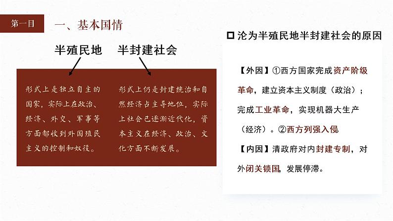1.1 中华人民共和国成立前各种政治力量 课件2必修三政治与法治第4页