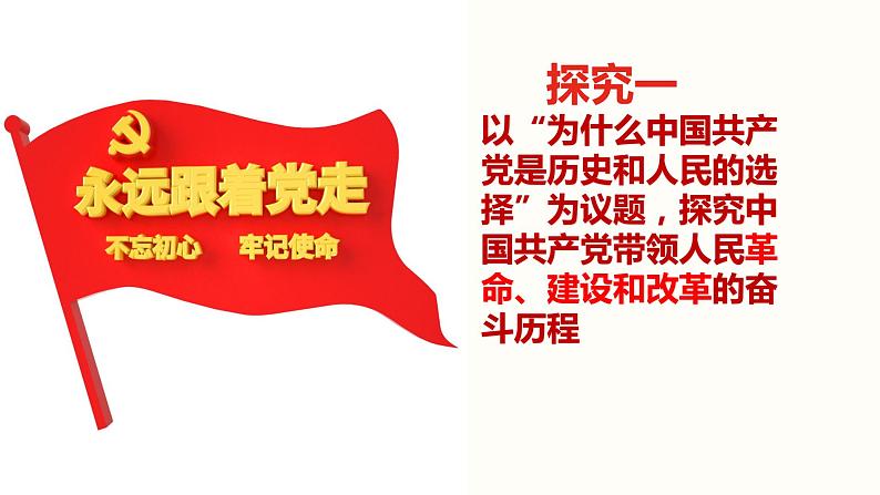 综合探究一 始终走在时代前列的中国共产党 课件402