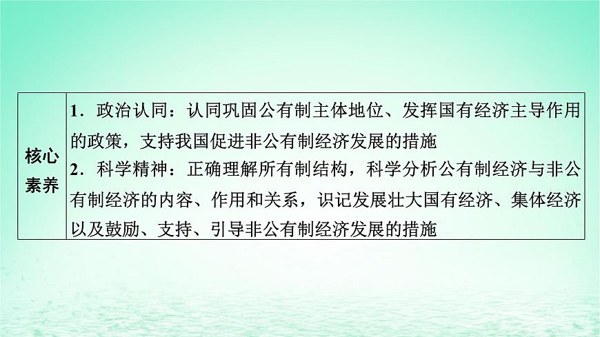 2023版新教材高考政治一輪總復(fù)習(xí)第一單元生產(chǎn)資料所有制與經(jīng)濟(jì)體制第1課我國(guó)的生產(chǎn)資料所有制課件部編版必修2第3頁(yè)