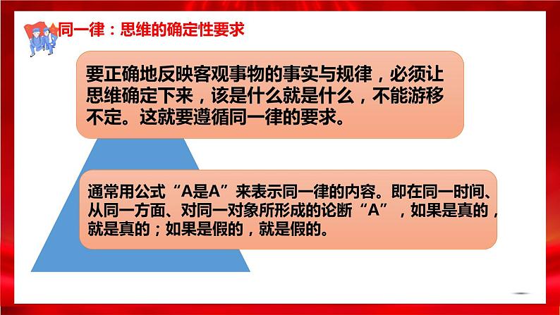 高中政治选修三 2.2逻辑思维的基本要求 课件第7页