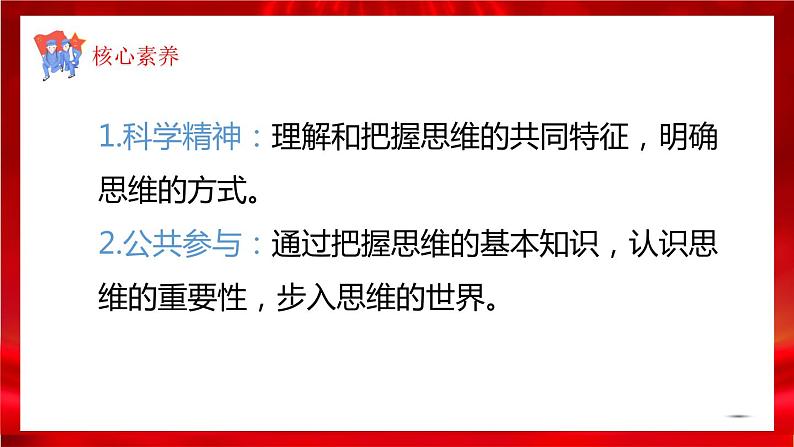 高中政治选修三 1.1思维的含义和特征 课件第3页