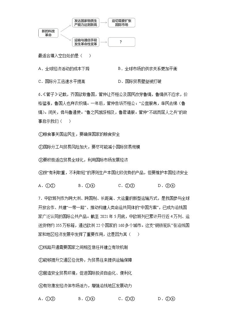 北京市北京师范大学附属中学2021-2022学年高二下学期期中考试政治试题含答案03