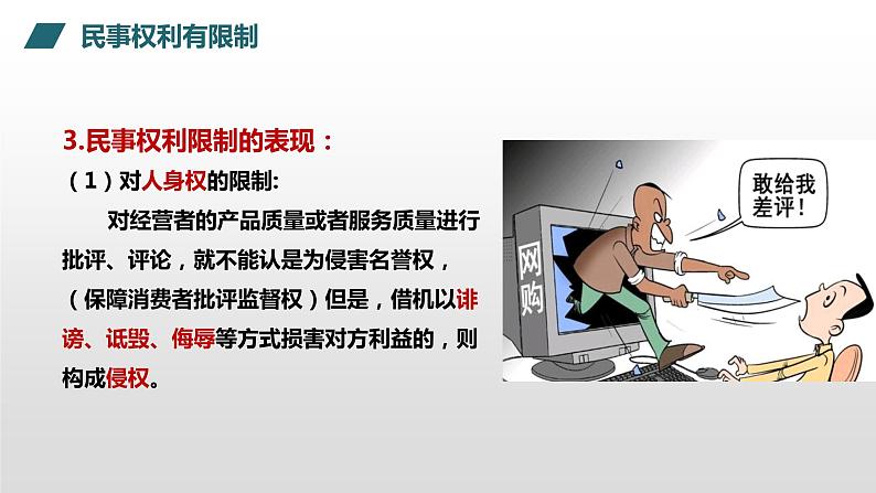4.2 权利行使 注意界限 课件 高中政治人教部编版选择性必修2第6页