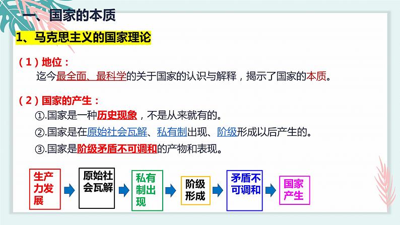 1.1国家是什么 (课件)高中政治选择性必修一第6页
