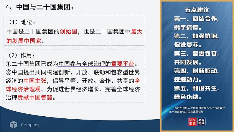 9.2 中国与新兴国际组织 (课件)高中政治选择性必修一第6页