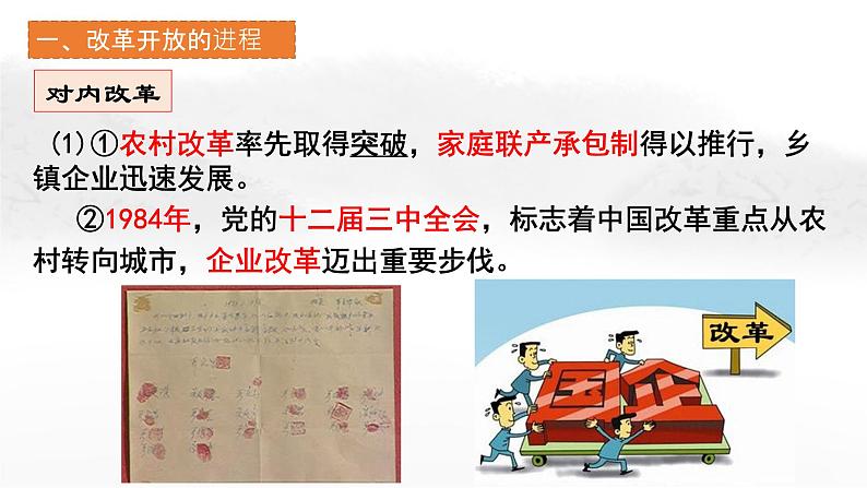 3.1伟大的改革开放课件-2022-2023学年高中政治统编版必修一中国特色社会主义第7页