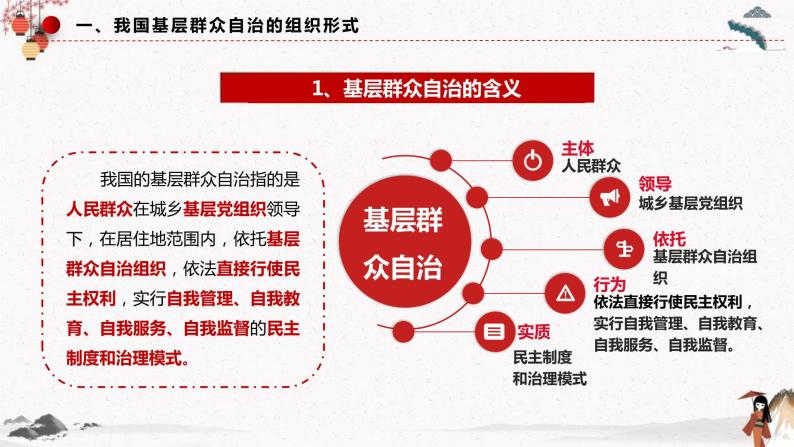 2022年人教统编版必修3 政治 第六课 6.3  基层群众自治制度  课件（含视频）+教案+练习含解析卷07