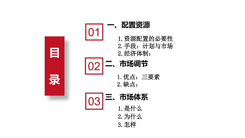 统编版高中政治必修二经济与生活 2.1 使市场在资源配置中起决定性作用 课件(03