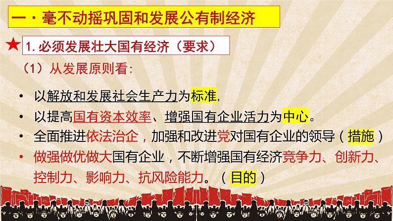 1.2 坚持“两个毫不动摇” 课件-2022-2023学年高中政治统编版必修二经济与社会08