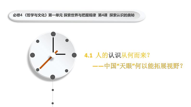 4.1 人的认识从何而来 课件第1页