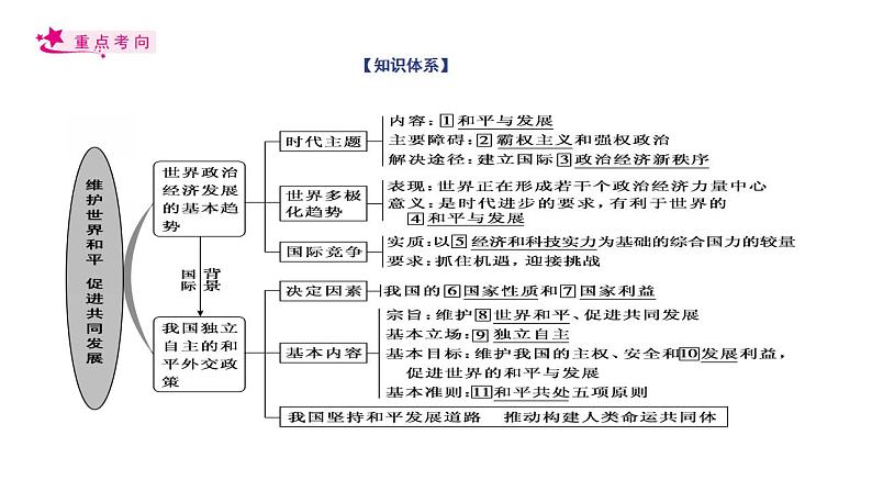 【备战2023高考】政治考点全复习——考点21《维护世界和平促进共同发展》复习课件(人教版)03