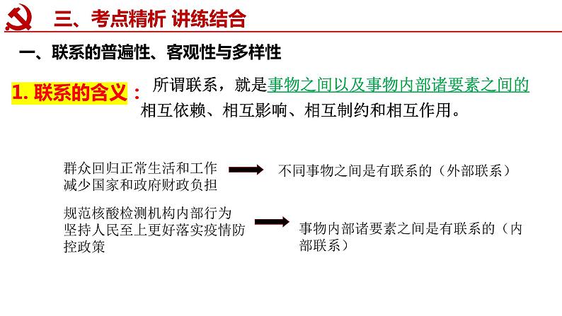 3.1 世界是普遍联系的 课件-2023届高考政治一轮复习统编版必修四哲学与文化第7页