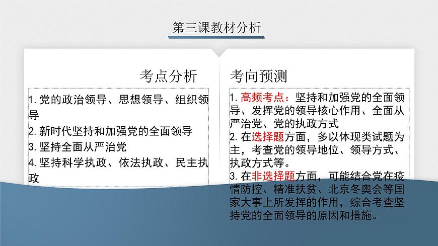 第三課 堅持和加強黨的全面領(lǐng)導(dǎo) 課件第3頁