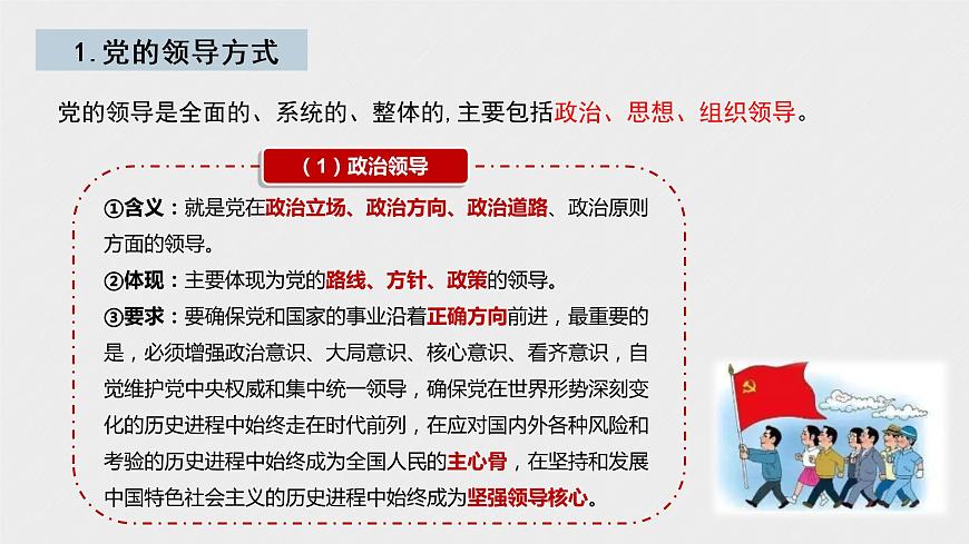 第三課 堅持和加強黨的全面領(lǐng)導(dǎo) 課件第5頁