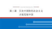 2023高考政治(新教材)复习课件 必修1 第三课 只有中国特色社会主义才能发展中国