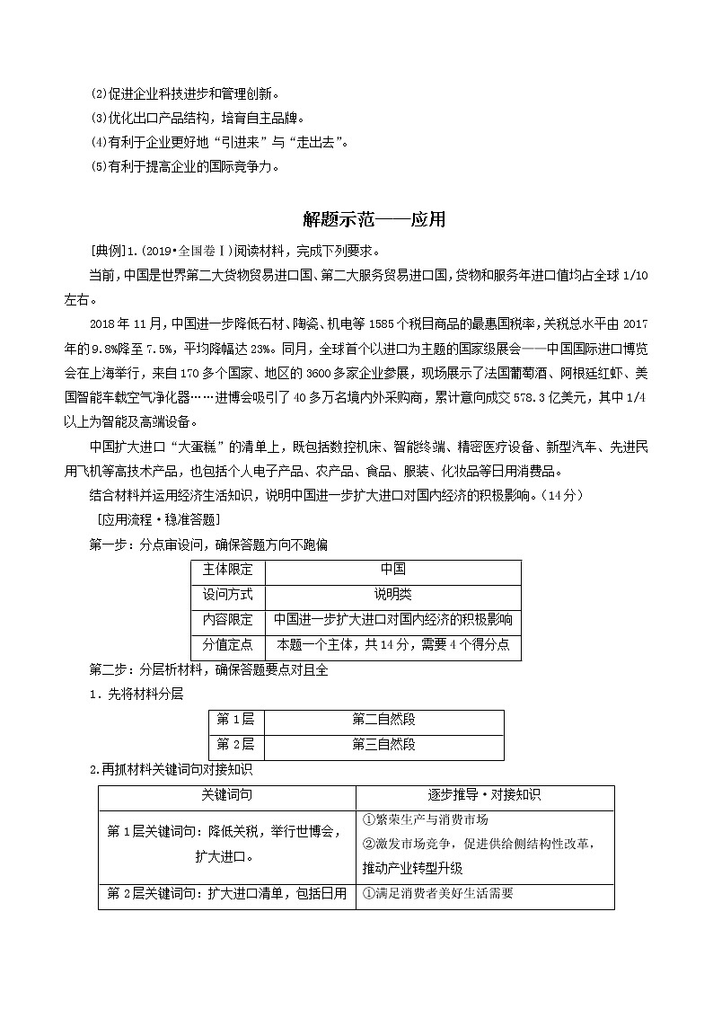 新高中政治高考专题06 参与国际经济竞争与合作(原卷版)第2页