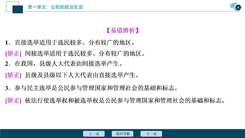 新高中政治高考2021年高考政治一轮复习(新高考版) 第2部分 第1单元 第2课 我国公民的政治参与课件PPT第7页