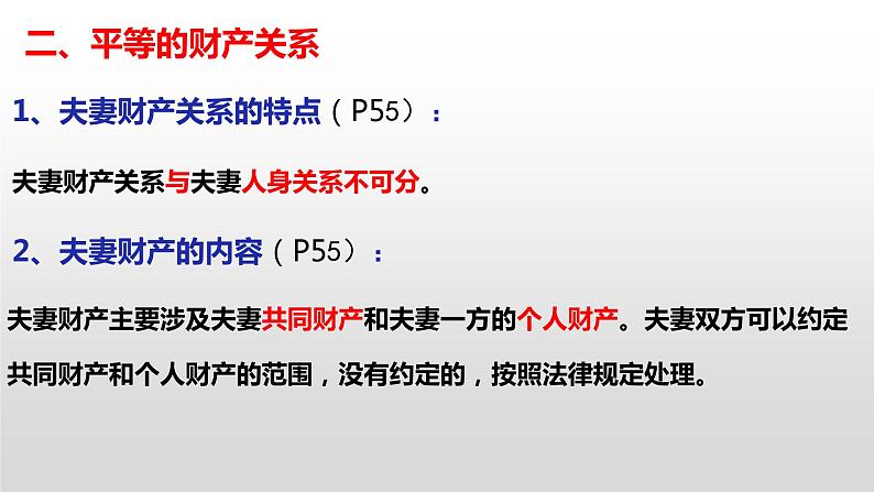 6.2 夫妻地位平等 课件-2022-2023学年高中政治统编版选择性必修二法律与生活07