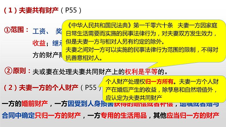 6.2 夫妻地位平等 课件-2022-2023学年高中政治统编版选择性必修二法律与生活08