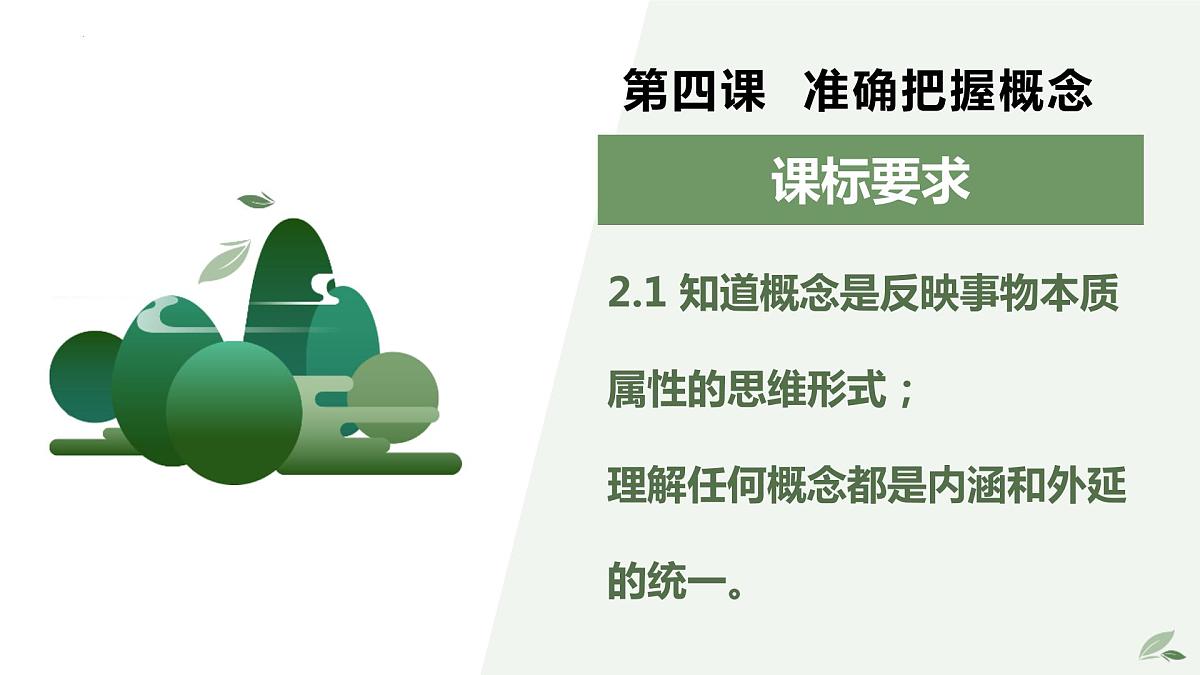 第四课 准确把握概念 课件-2023届高考政治一轮复习统编版选择性必修三逻辑与思维第1页