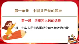 第一单元第一课第一框 中华人民共和国成立前各种政治力量（课件PPT）