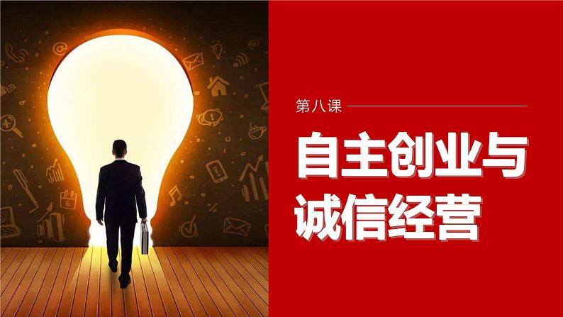 第八课 课时1 自主创业 公平竞争 课件01