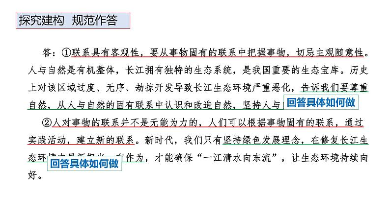 生活与哲学 主观题答题规范指导(三)-2023届高考政治二轮复习人教版必修四课件PPT第7页