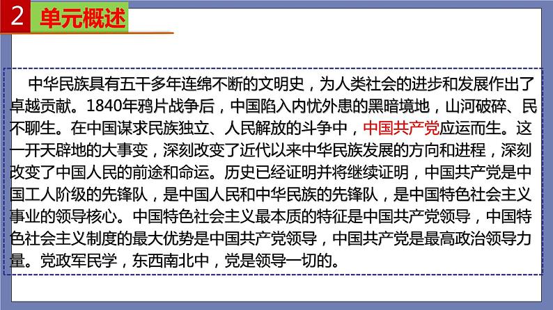 单元复习01 中国共产党的领导 【过知识】-2022-2023学年高一政治单元复习(统编版必修3)第4页
