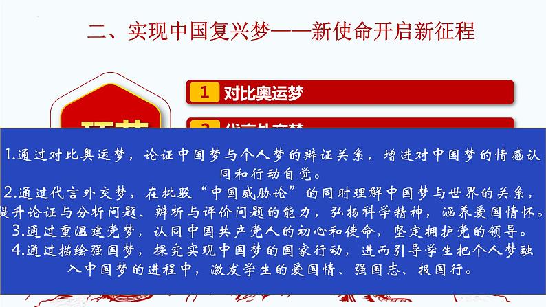 4.2 实现中华民族伟大复兴的中国梦 课件-高中政治统编版必修一中国特色社会主义第5页