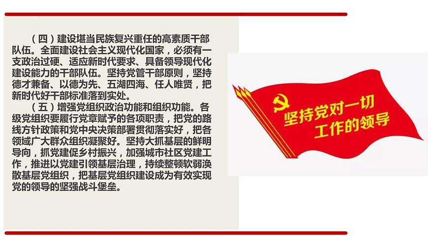 專題六 深入推進新時代黨的建設新的偉大工程 課件-2023屆高考政治二輪復習統(tǒng)編版第7頁