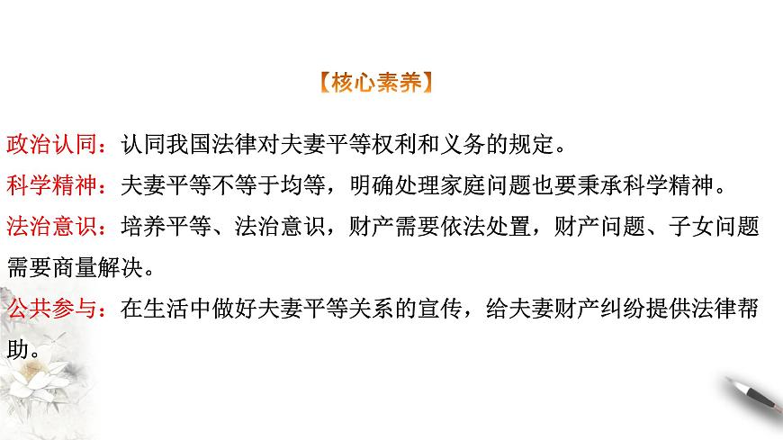 6-2夫妻地位平等 課件-【新教材精創(chuàng)】高中政治新教材同步備課(選擇性必修2)第2頁(yè)
