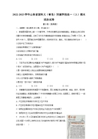 2022-2023学年山东省国科大（青岛）附属学校高一（上）期末政治试卷（含解析）