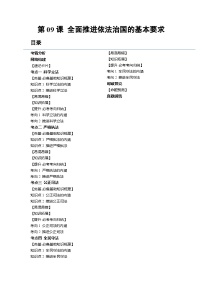 第09课 全面推进依法治国的基本要求（讲义）-2024年高考政治一轮复习讲练测（新教材新高考）