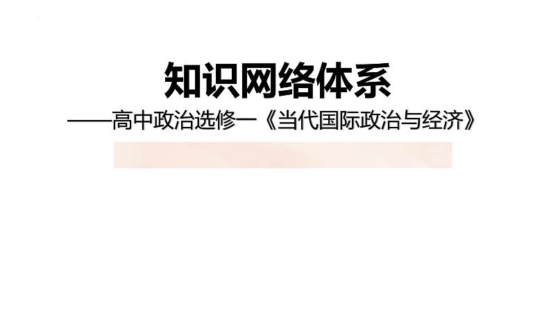 专题10 国家与国际组织 课件-2023届高考政治二轮复习统编版选择性必修一当代国际政治与经济第2页