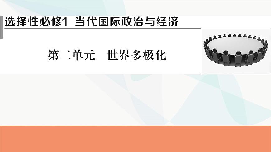 2024屆高考政治一輪復(fù)習(xí)選擇性必修1當(dāng)代國(guó)家政治與經(jīng)濟(jì)第二單元世界多極化課件第1頁(yè)