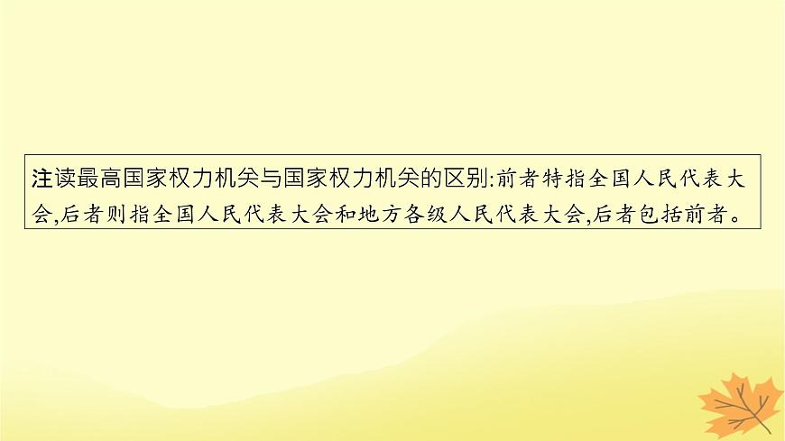 適用于新教材2024版高考政治一輪總復(fù)習(xí)第二單元人民當(dāng)家作主第5課我國(guó)的根本政治制度課件部編版必修3第8頁(yè)