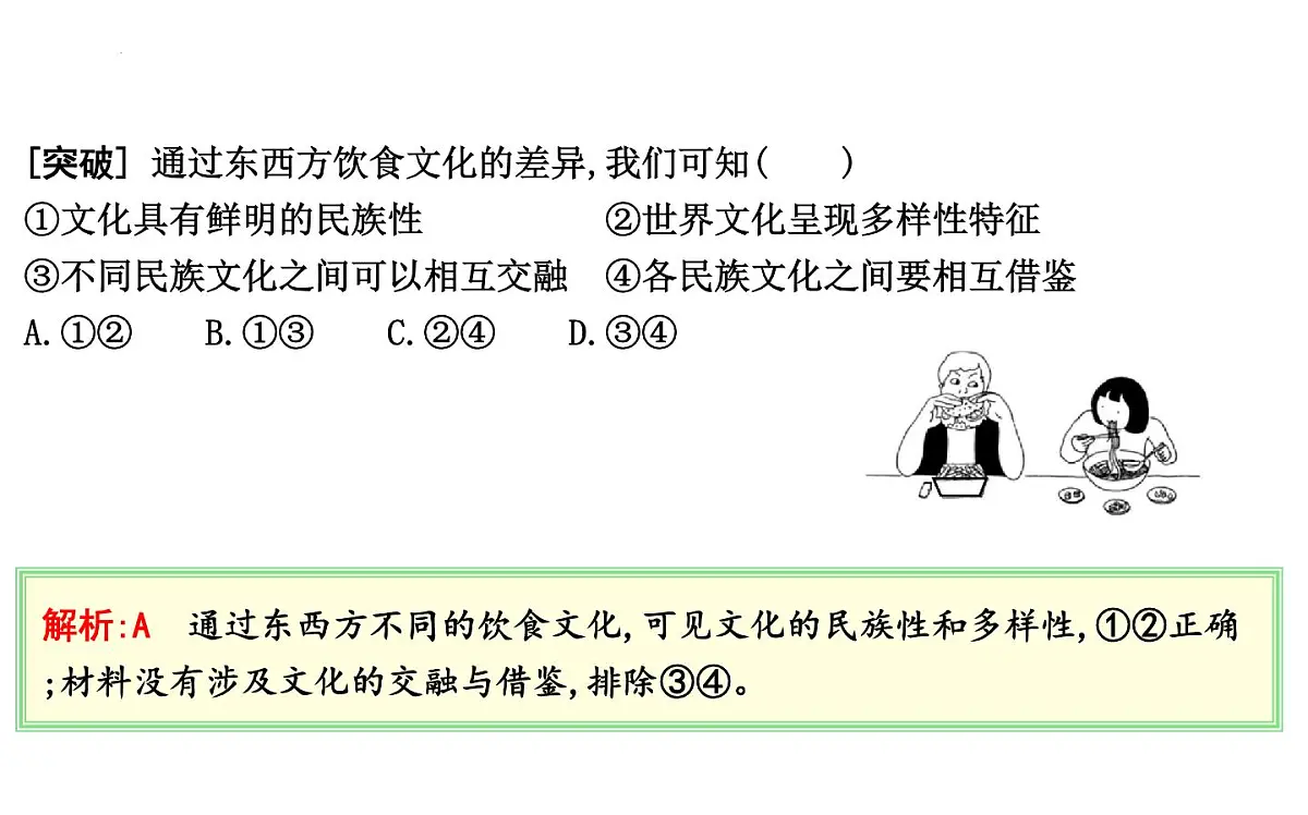 第八课 学习借鉴外来文化的有益成果 课件-2024届高考政治一轮复习统编版必修四哲学与文化第7页