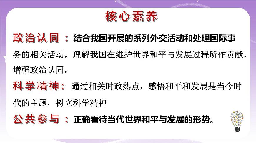 統(tǒng)編版高中思想政治選擇性必修1 4.1 當(dāng)今時代的主題  課件第3頁