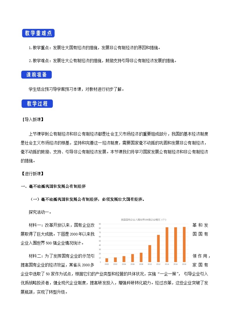 【核心素养目标】统编版高中政治必修二 2.1.2 2023-2024 坚持“两个毫不动摇”课件+教案+学案+同步练习+视频(含答案)02