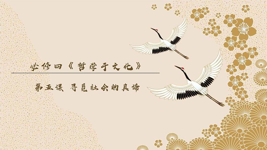 第五課 尋覓社會的真諦(課件)- 2024年高考政治一輪復(fù)習(xí)(必修4)第3頁