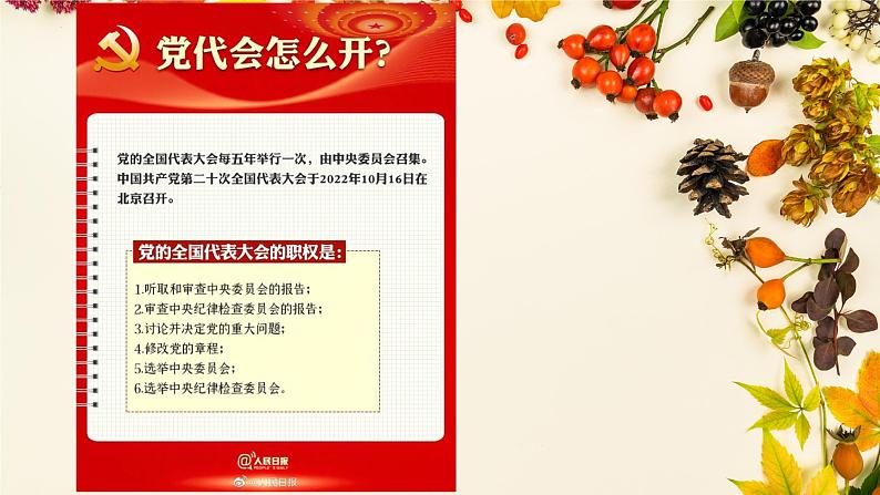 二十大报告热点23 秒懂党的代表达会(PPT)-【二十大专题】2023年高考政治“党的二十大”精准解读与原创押题第2页