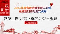 题型十四 开放（探究）类主观题【精讲】-2023年高考政治毕业班二轮热点题型归纳与变式演练（新高考专用）课件PPT