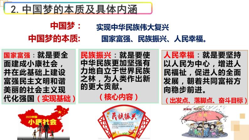 高中政治统编版必修一4.2实现中华民族伟大复兴的中国梦课件04