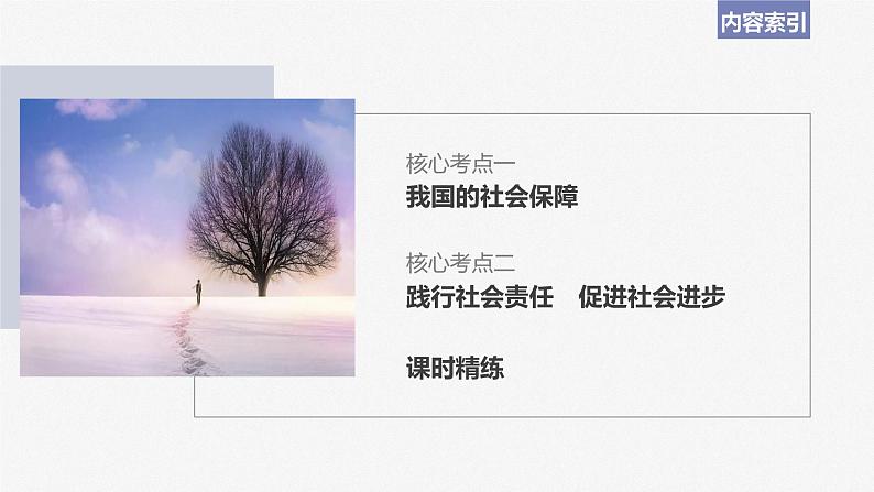 2024届高考政治一轮复习(部编版江苏专用)必修2经济与社会第八课课时2我国的社会保障课件第3页