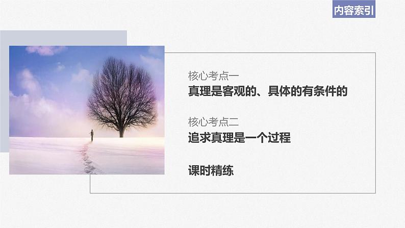 2024届高考政治一轮复习(部编版江苏专用)必修4哲学与文化第二十一课课时2在实践中追求和发展真理课件第3页
