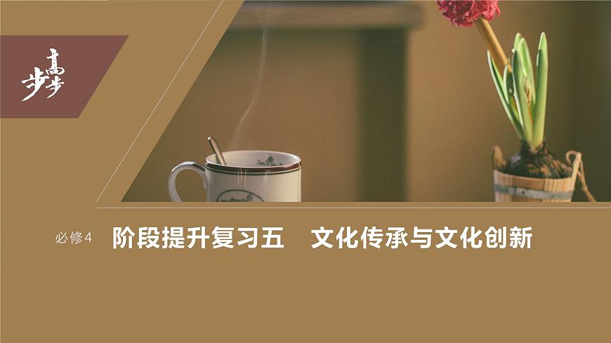 2024屆高考政治一輪復(fù)習(xí)(部編版江蘇專用)必修4哲學(xué)與文化階段提升復(fù)習(xí)五文化傳承與文化創(chuàng)新課件第1頁