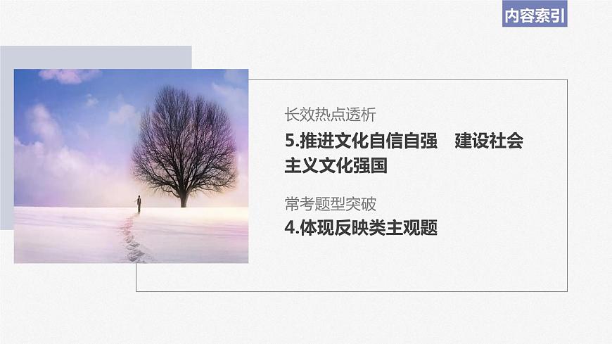 2024屆高考政治一輪復(fù)習(xí)(部編版江蘇專用)必修4哲學(xué)與文化階段提升復(fù)習(xí)五文化傳承與文化創(chuàng)新課件第3頁