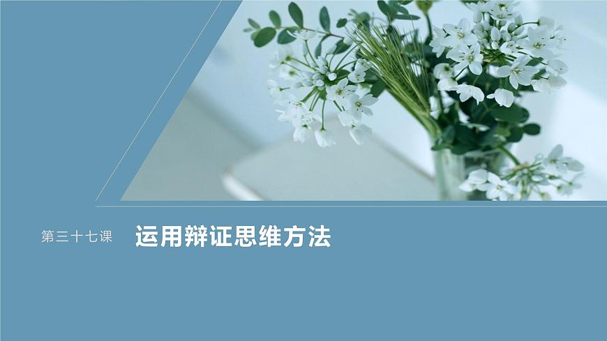 2024屆高考政治一輪復(fù)習(xí)(部編版江蘇專用)選擇性必修3邏輯與思維第三十七課課時1辯證分合與質(zhì)量互變課件第1頁